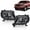 Clear Lens Black Housing Clear Reflector, variant on PIT66 LED Tube Projector Headlights Headlamps W/O Bulbs Clear Lens Black Housing Clear Reflector Fit for Toyota Tacoma 2005-2011 8115004163, 8111004163, 8115004173, TO2502157, TO2503157