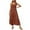 Brown, variant on YanHoo Summer Dresses for Women 2024 Vacation Plus Size Sleeveless Smocked Tiered Maxi Dress Sexy Spaghetti Strap Beach Dresses