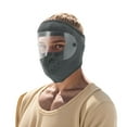 thumbnail image 5 of Unique Bargains 1 Pc Cold-proof Face Mask Removable Balaclava for Cycling Dark Gray, 5 of 6
