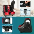 thumbnail image 4 of Giantex Foot & Calf Massager, Shiatsu Heated Electric Foot Massager W/ Heating, Deep Kneading & Washable Sleeves, Leg Massager for Relaxation, Foot Pain Relief, Red, 4 of 6
