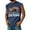 02# Dark Blue, variant on Men's 250th Anniversary Patriotic Tank Top 4th of July American Flag Crew Neck Sleeveless Breathable Undershirt Light Brown 4XL