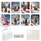 thumbnail image 3 of Fiudx Liquidación de ahorros de verano Monedero de madera con forma de tarjeta original de 8 piezas, bonito monedero de madera, colgante de monedero navideño, decoración del hogar, 3 of 7