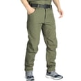 thumbnail image 3 of Blekii Pantalon Cargo pour Homme Résistant à l'Eau, Pantalon de Travail Tactique en Ripstop pour la Randonnée, Pantalon d'Extérieur Léger avec Multiples Poches, Doublé en Molleton pour la Chaleur, Pantalon Décontracté Durable, 3 of 8