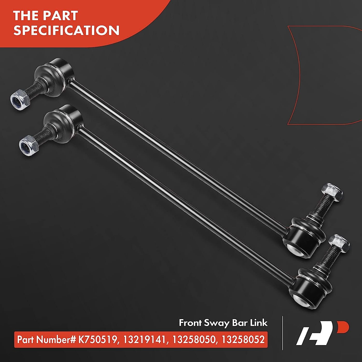 A-Premium 2x Front Sway Bar Links Stabilizer Bar Links Compatible with Chevrolet Cruze Cruze Limited Malibu Orlando Volt & Buick LaCrosse Regal Verano & Pontiac G6 & Saab 9-5 Replace # K750519