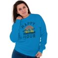 thumbnail image 3 of Happy Hour Beach Vacay Vibes Drinking Sweatshirt for Men or Women Brisco Brands 2X, 3 of 6