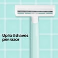 thumbnail image 2 of BIC Silky Touch Women's Disposable Razors; With 2 Blades; Pretty Pastel Razor Handles; 10 Count Value Pack of Shaving Razors, 2 of 3