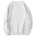 thumbnail image 4 of Amzcrzy Sudadera Para Hombre, Informal, A La Moda, Con Cuello Redondo, Manga Larga, Color Blanco, Xl, 4 of 6