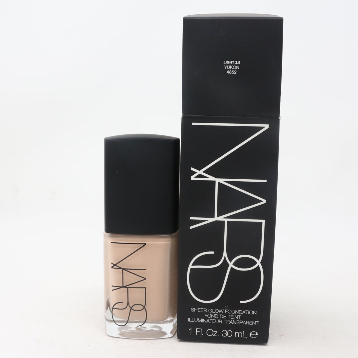 NARS FOUNDATION 1.0 OZ CARACAS NARS/SHEER GLOW FOUNDATION (CARACAS) 1.0 OZ MEDIUM DEEP TO DEEP SKIN W/PEACH UNDERTONES