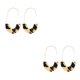 thumbnail image 3 of Pendientes de estilo sencillo Minnieouse con estampado de leopardo acrílico para chicas adolescentes, 3 of 6