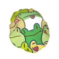 thumbnail image 2 of Easygdp Cartoon Frog Shower Caps for Women, Double Waterproof Layers Shower Cap, Quick Drying Bath Hair Cap Reusable, 2 of 9
