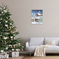 thumbnail image 3 of Stupell Industries Traditional Winter Scene Holiday Painting Gray Framed Art Prints Wall Art, 24 x 30, 3 of 10