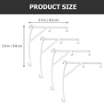 thumbnail image 3 of YOPTOP 4pcs Valance Clips Replacement Blind Clamps Vertical Curtain Valance Fixation Clamps, 3 of 6