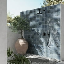 Zahara 6x6 Slate Blue Porcelain Zellige Square Wall and Floor Tile (5.38 sq ft/case) - 22 Pack