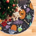 thumbnail image 5 of GZHJMY Halloween Christmas Tree Skirt Halloween Tree Skirt for Holiday Party Home Christmas Day Ornaments 36", 5 of 6
