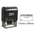thumbnail image 1 of Printtoo Self Inking Dater Stamp With Entered By Text & Signature Space Rubber Stamp-Black, 1 of 1