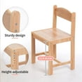 thumbnail image 6 of UNICOO® GrowMate Flip Top Kid Desk and Chair Set | Bamboo Lift-Top Child Desk with Storage and Hutch, Ideal Kids Desks for Homework for 3-12 Years Old, Small Kids Desk and Chair Set (BYL-B70), 6 of 7