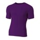 thumbnail image 1 of Camiseta Compresión Manga Corta Poliéster Spandex Adulto MORADO L A4 N3130, 1 of 1