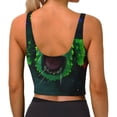 thumbnail image 3 of Lsque Pikmin Printed Women'S Sports Bra, Compression, Moisture Wicking, High-Impact Sports Bra For Women,Supportive sports bra-Medium, 3 of 9