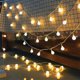 thumbnail image 1 of Guirnaldas de luces con pilas, 16 pies, 50 Ds, sincronización con control remoto, 8 modos de iluminación, impermeables para interiores y exteriores (hy), 1 of 4