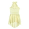 thumbnail image 4 of ZDHoor Kids Girls Sequins Ballerina Leotard Sleeveless Ballroom Jazz Modern Dance Costume Champagne 12, 4 of 6