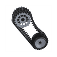 thumbnail image 4 of SNT109 Go Kart Karting ATV UTV Pista de Nieve EléCtrica Quitanieves Pistas de Goma Accesorios para Coches de Juguete, 4 of 5