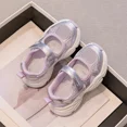 thumbnail image 3 of Verano 2025, sandalias deportivas transpirables para niños, zapatos informales con Velcro de fondo suave, calzado para niñas, goma ligera y cómoda, 3 of 5