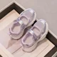 thumbnail image 4 of Sandalias de tacón grueso para mujer, zapatos transpirables y versátiles para papá, novedad de verano, diseño calado, cinta mágica, fácil de usar, sin cordones, 4 of 5