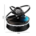 thumbnail image 3 of Solar Car Aromatherapy Diffuser, Space Purifier Autorotation Decoration Accessories for Car Interior, No Battery Needed, Compact Size, Easy to Install, Odor Removal, 3 of 9