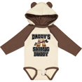 thumbnail image 3 of Inktastic Daddys Skiing Buddy Kids Skis Boys or Girls Long Sleeve Baby Bodysuit, 3 of 5