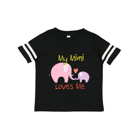 

Inktastic My Mimi Loves Me Gift Toddler Boy or Toddler Girl T-Shirt