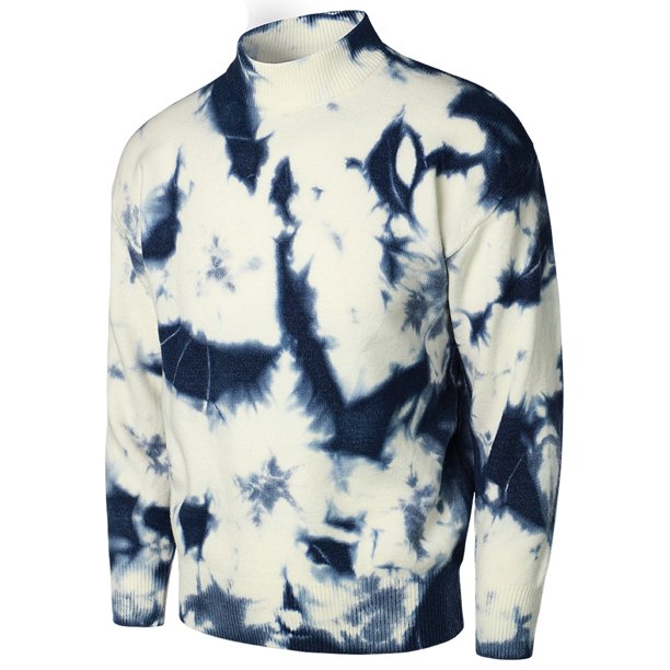 Gibobby Suéter hombre Suéter de Cuello Redondo para Hombre, Ajuste Delgado, Ligero, suéter de Punto para otoño e invierno(Azul,Mediana)
