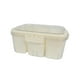 thumbnail image 2 of Recipiente Grande para Snacks con Tapa y Asa | Caja Transparente para Guardar Frutas, Dulces, Frutos Secos y Verduras | 32 X 24 X 13 Cm | Plástico Blanco | 1 Unidad, 2 of 6