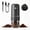 Black, variant on Portable Electric Burr Coffee Grinder with Visual Bean Hopper, Adjustable Grind Settings, Auto-Stop Function, Quiet for Home Travel Outdoor