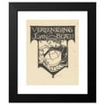 thumbnail image 2 of Richard Nicolaüs Roland Holst 20x24 Black Modern Framed Museum Art Print Titled - Ex Libris of the Association Joan Blaeu (1918), 2 of 5