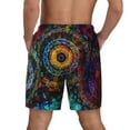 thumbnail image 4 of Goofa Mandala Colorful Printed Men's Swim Trunks Board Shorts Quick Dry Mens Swimming Trunks with Compression Liner,Breathable Fit Hawaii Beach Shorts-X-Large, 4 of 9