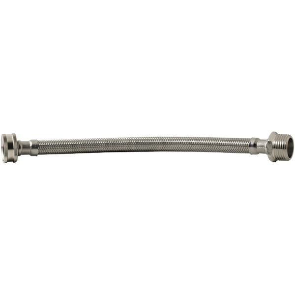 Certified Appliance Accessories(R) WI12SSFM Braided Stainless Steel Water-Inlet Hose, 1ft