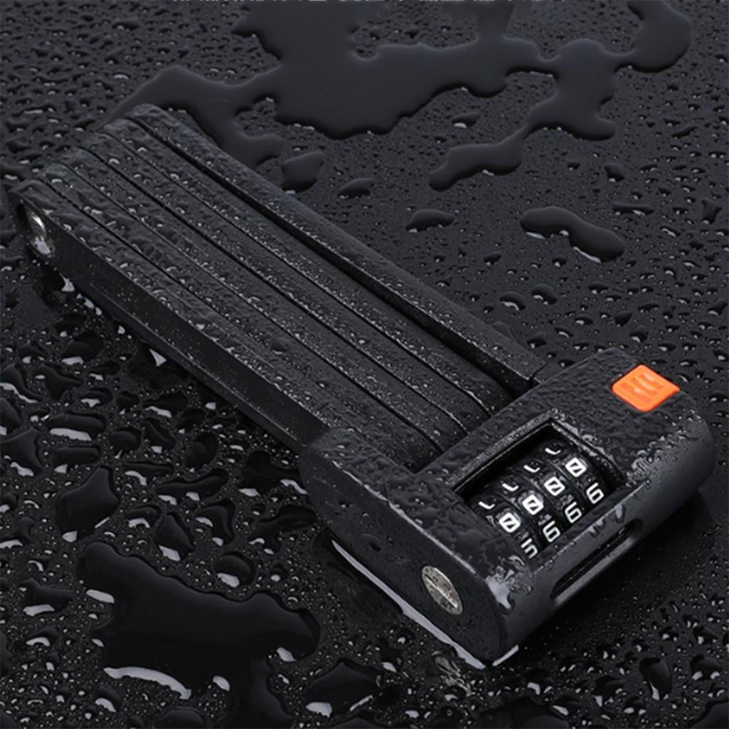 CEORPER Portables Waterproofed Bike Folded Lock Heavy Type Security Combination Lock