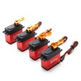 thumbnail image 3 of Esc Servo Digital de 30kg, 4 piezas, Servo de engranaje de acero inoxidable de 270 ° de alto Torque para manipulador de Robot de coches de control remoto a escala 1/8 1/10 1/12 con brazo de 25T Eccomum Esc, 3 of 7