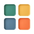 thumbnail image 3 of Gibobby Macaron Pit Bone Dish Pit Bone Dish Household Snack Pequeño Dish Pickle Pish Plástico Snack Cake Dish Plate de Mesa Luminosa(Naranja), 3 of 5