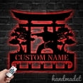 thumbnail image 5 of Handmadetneonsign Torii Gate Medal Hanger Metal Wall Art Light, Martial Arts Metal Sign Wall Decor, Martial Arts Metal Decor, 5 of 5