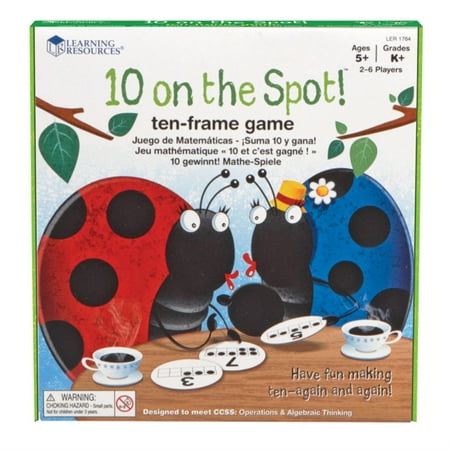 UPC 765023817645 product image for Learning Resources 10 on the Spot!â¢ Ten Frame Game  Early Math Games  Ages 5   | upcitemdb.com