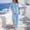 Light Blue, variant on mihongmao Fall Outfits Trendy Cruise Sets Women's Summer and Linen Set Casual V-neck Top wide Leg Pants Set Two-piece Set Yellow 3X