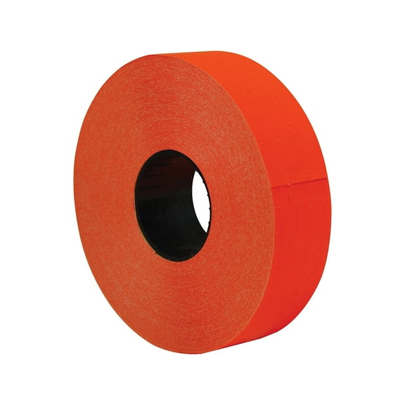 Garvey GRV098613 1-Line Pricemarker Labels, Red - 2500 Labels per Roll
