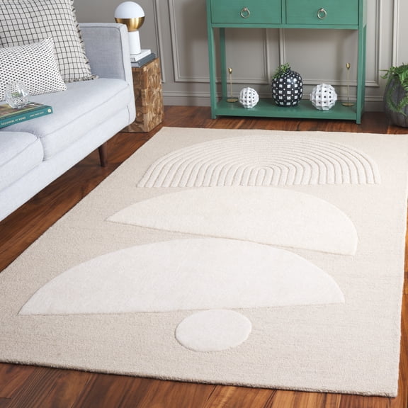 Safavieh Ebony Coco Geometric Area Rug, Beige/Ivory, 5' x 8'