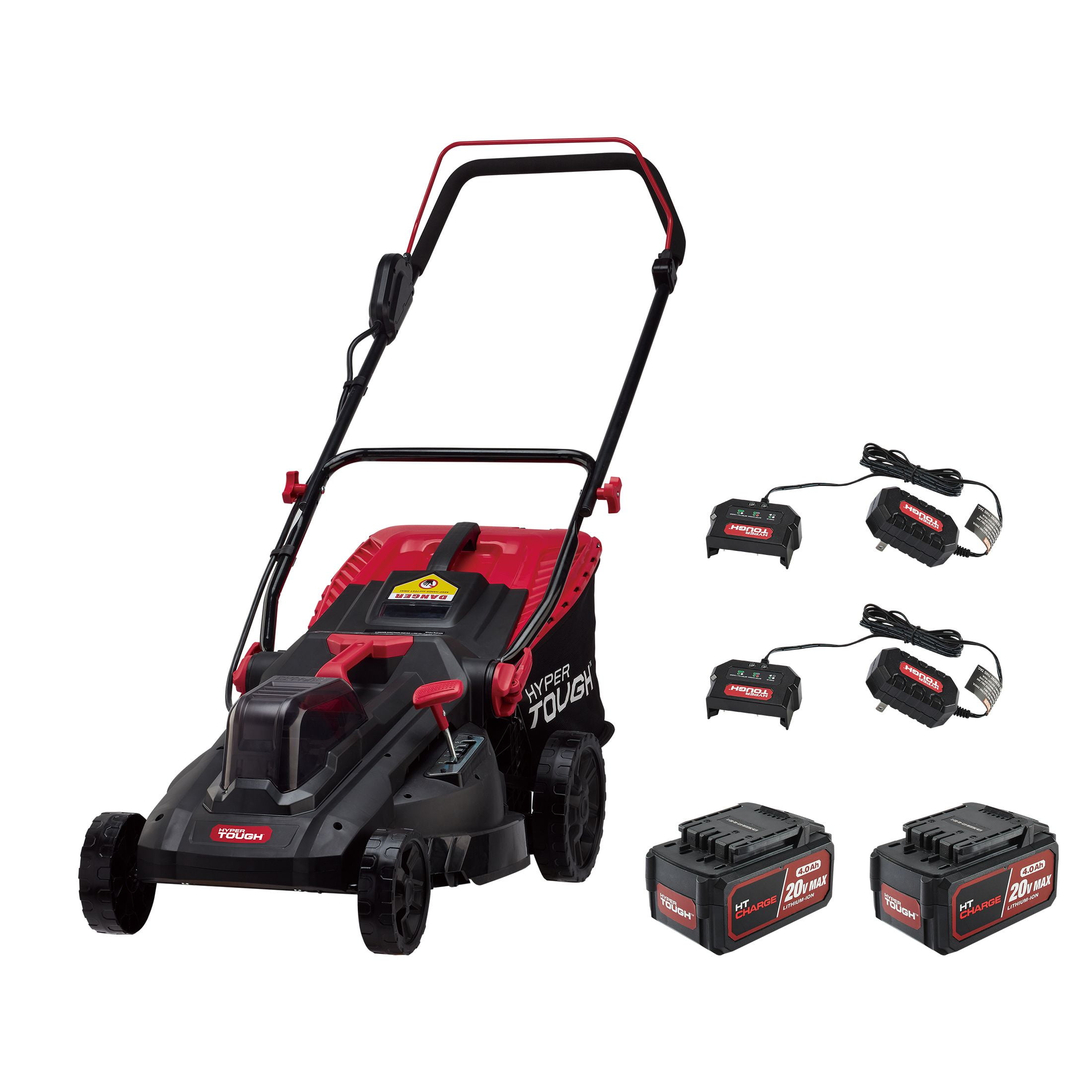 Henx 16 in. 40V Cordless Electric Brushless Hand Push Lawn Mower, Charger  and Battery Included, Multicolor at Tractor Supply Co.