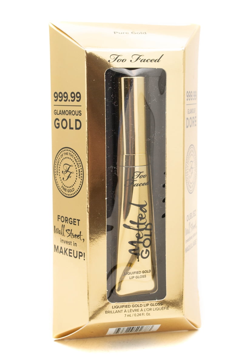 Too Faced Too Faced MELTED GOLD Liquified Lip Gloss .24 fl oz