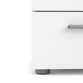 Tvilum Loft Collection 2 Drawer Nightstand, White