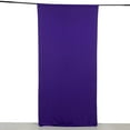 thumbnail image 6 of Efavormart Purple 4-Way Stretch Spandex Drapery Panel with Rod Pockets, Photography Backdrop Curtain - 5ftx10ft, 6 of 9