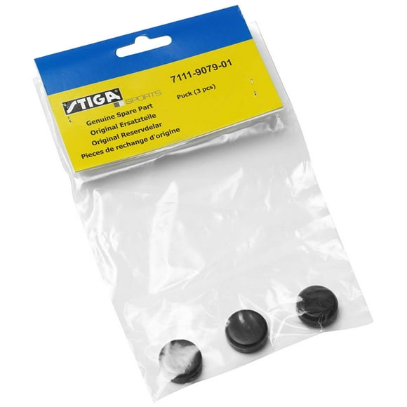 Hockey Pucks for Table Hockey 3/pk black