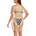 thumbnail image 2 of Ekouaer Women Bikini Body Shirt Lady's Plus Size Bikini Tshirt Funny Bathing Suit, 2 of 5